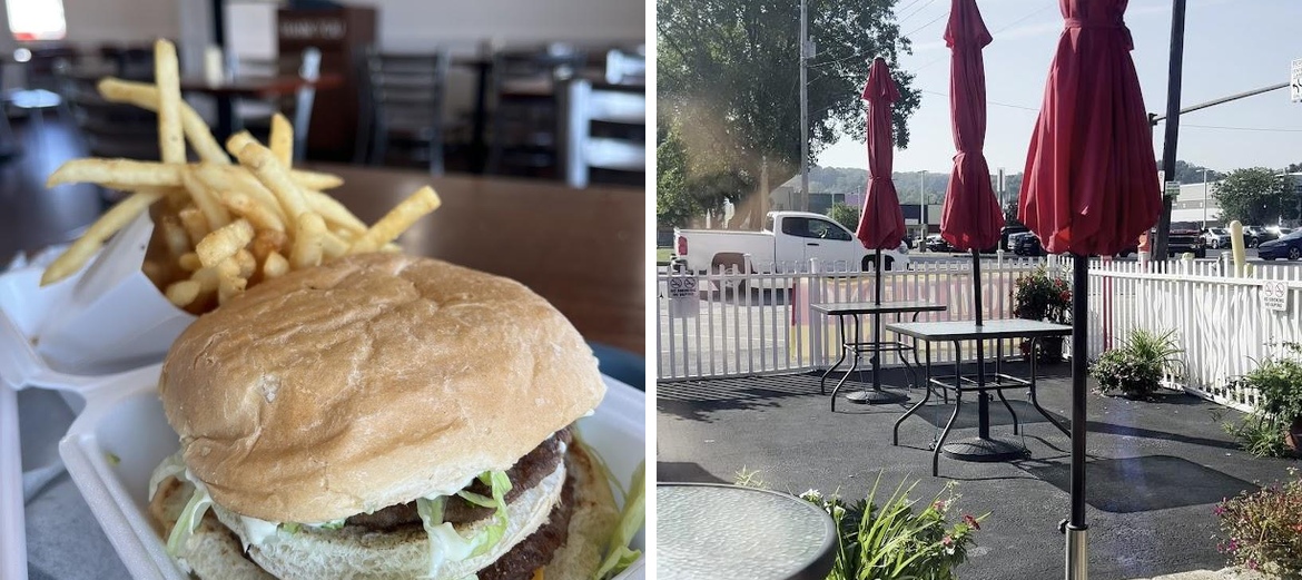 Suzi's Hamburgers Menu