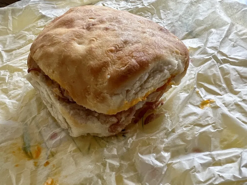 Ham and Cheese Biscuit