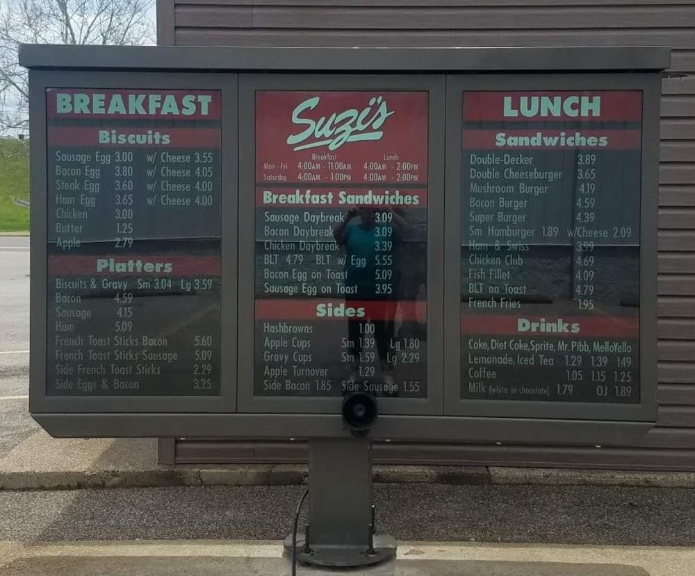 Suzi's Hamburgers Menu image 1